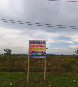 Pemasangan Spanduk Dilarang Membuang Sampah