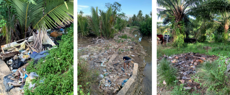 Keadaan Sampah di Desa Tanjung Aru