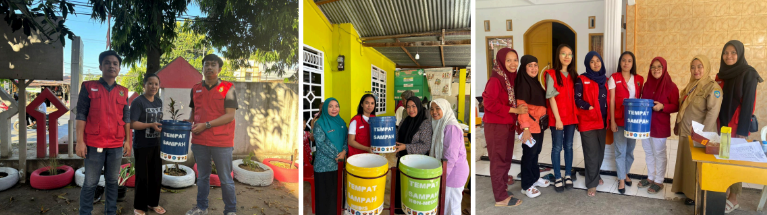 Penyebaran tempat sampah di beberapa titik