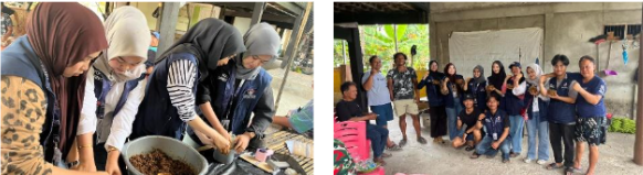 Sosialisasi dan praktisi pembuatan suplemen ternak (UMB)