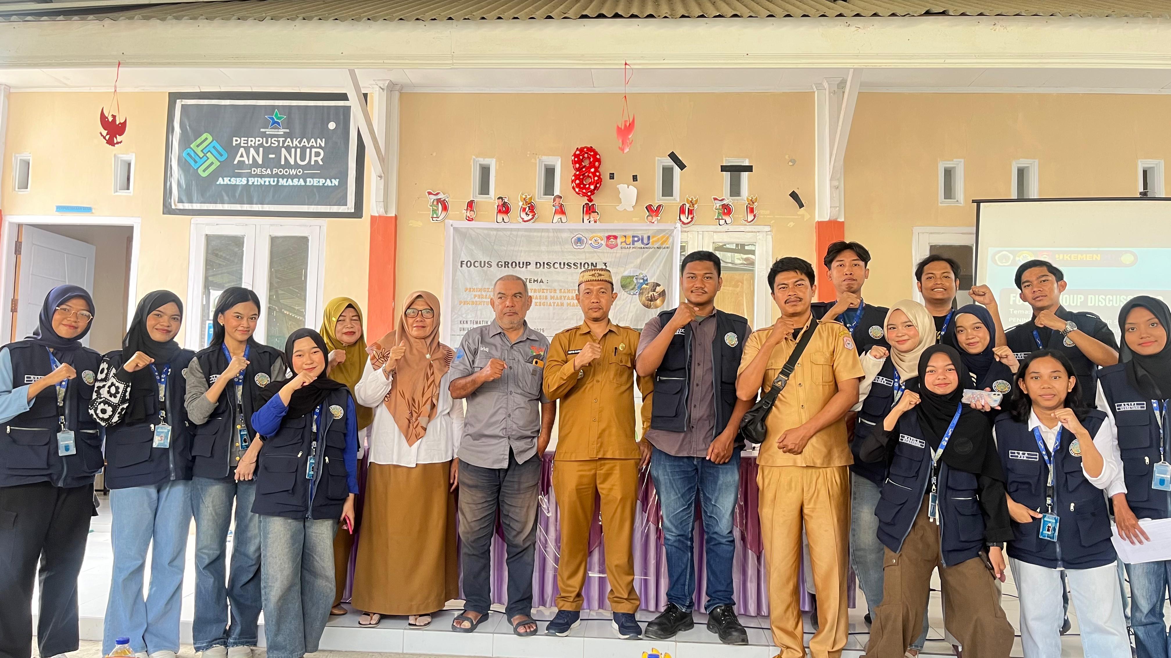 FGD 3 Solusi Permasalahan Infrastruktur di Desa Poowo