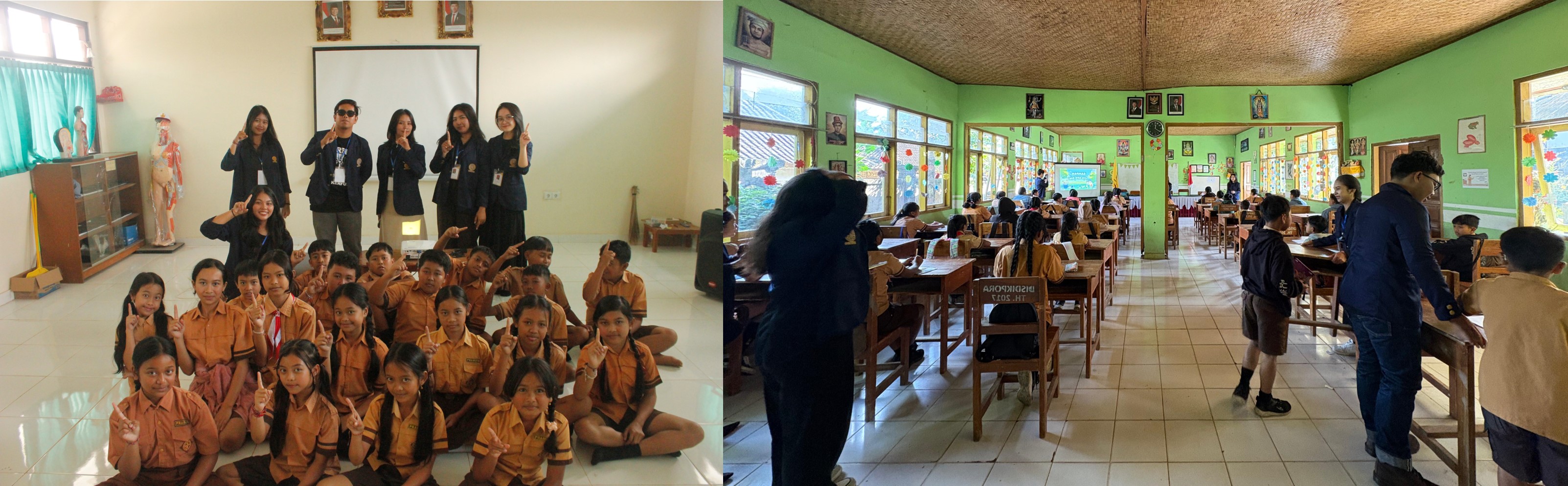 Sosialisasi Pengelolaan Sampah dan Pengenalan Teba Modern di SD N 01 dan 02 Desa Penglumbaran