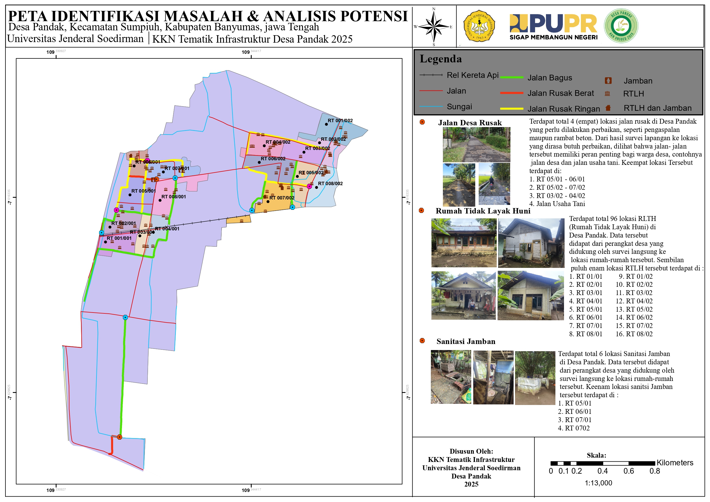 Peta IMAP Desa Pandak